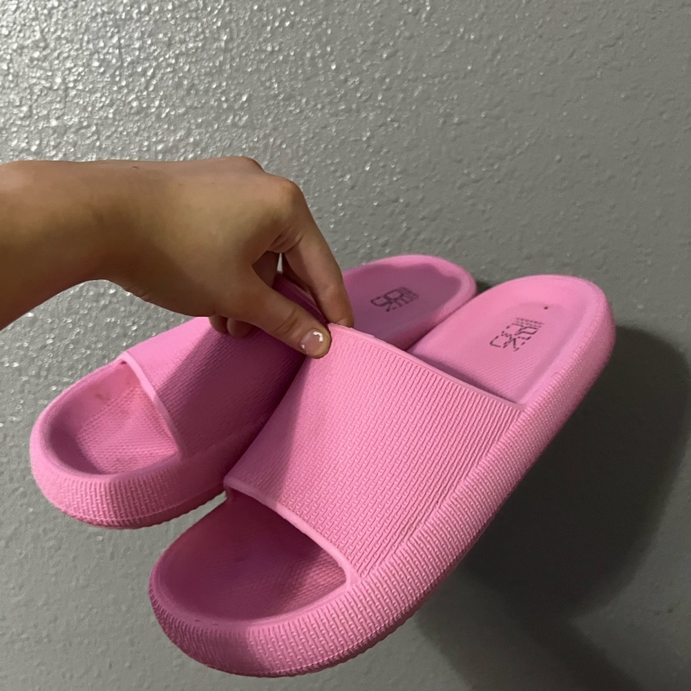 Pink cloud shoes